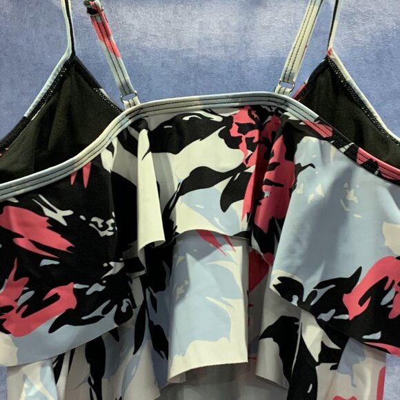 American Trend High Waisted Tankini Flounce Top NWOT - Picture 4 of 4